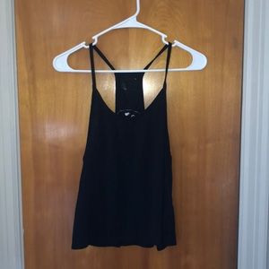 Black tank top